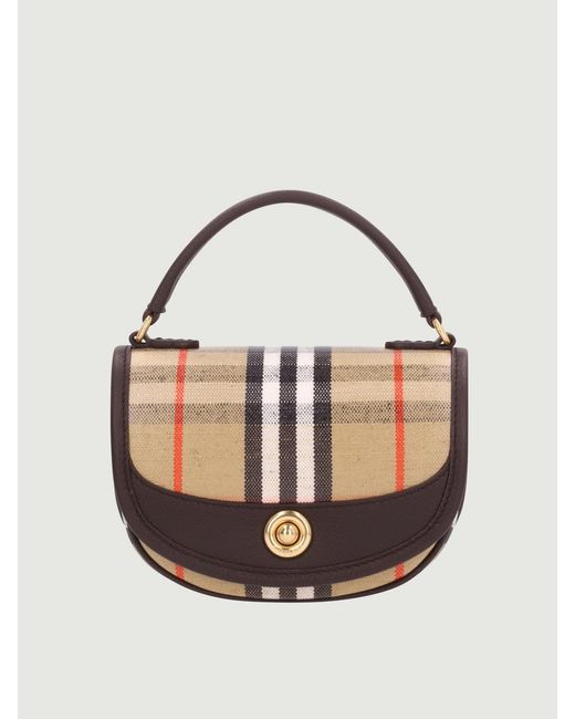 Burberry White Highlands Mini Bag