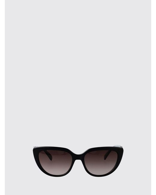Longchamp Black Acetate Cat-Eye Sunglasses With Gradient Lenses
