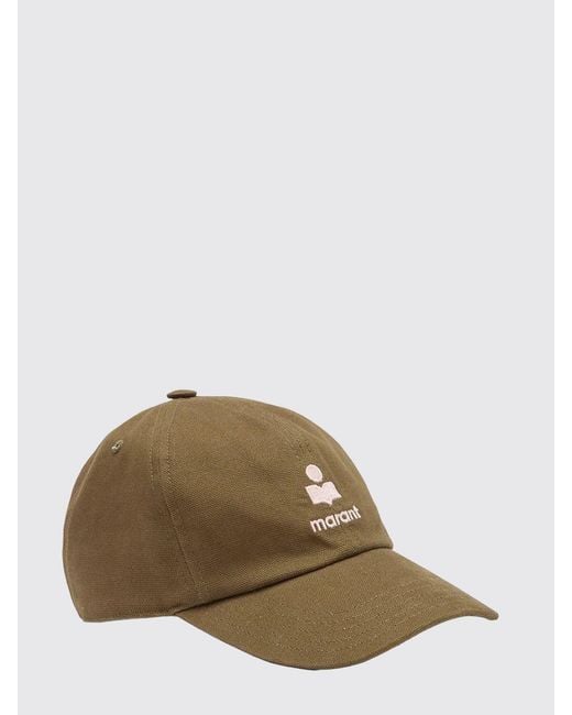 Isabel Marant Brown Tomas Cotton Baseball Cap With Embroidered Logo