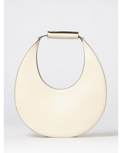 Staud Natural Moon Leather Bag