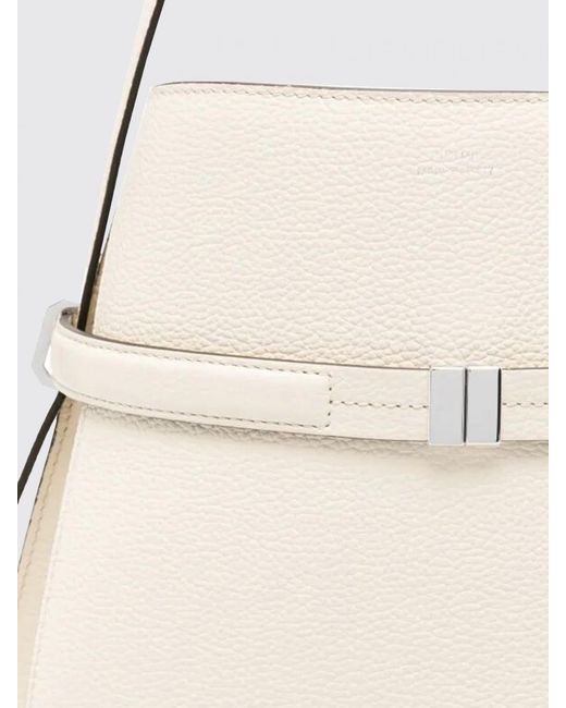 Totême  Natural Grained Leather Bucket Bag