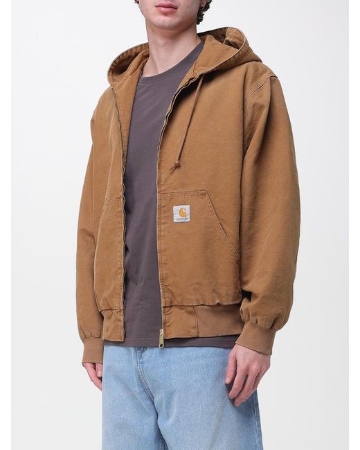 Carhartt Blue Og Active Hoodie With Zip for men