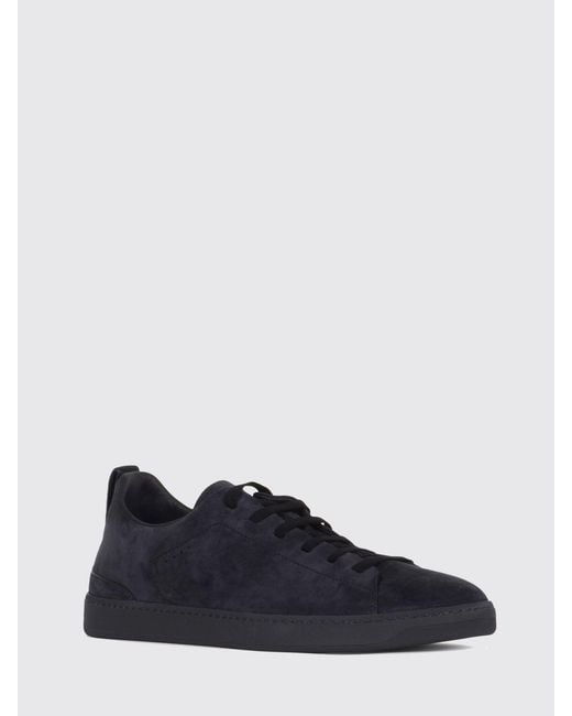 Church's Blue Nubuck Sneakers for men