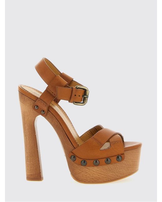 DSquared² Brown Leather Sandal