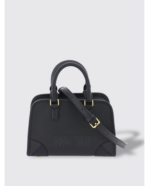 Mini sac à main MCM en coloris Black