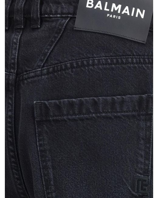 Balmain Blue Regular Fit Straight Jeans for men