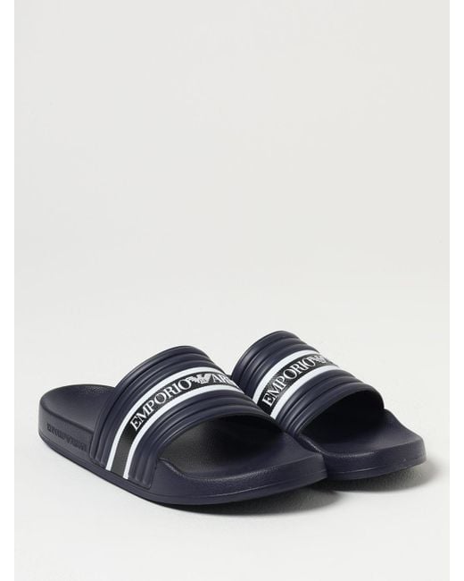 Emporio Armani Blue Shoes for men