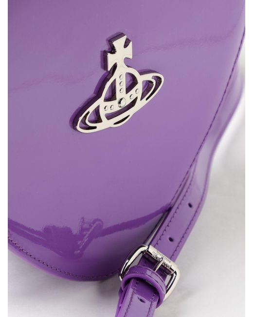 Vivienne Westwood Purple Schultertasche