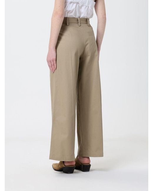 Tela Natural Stretch Cotton Flared Trousers