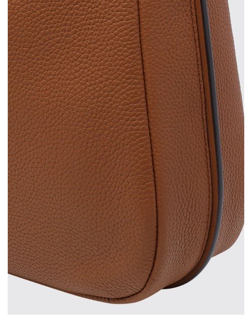 Michael Kors Brown Nolita Large Pebbled Leather Shoulder Bag