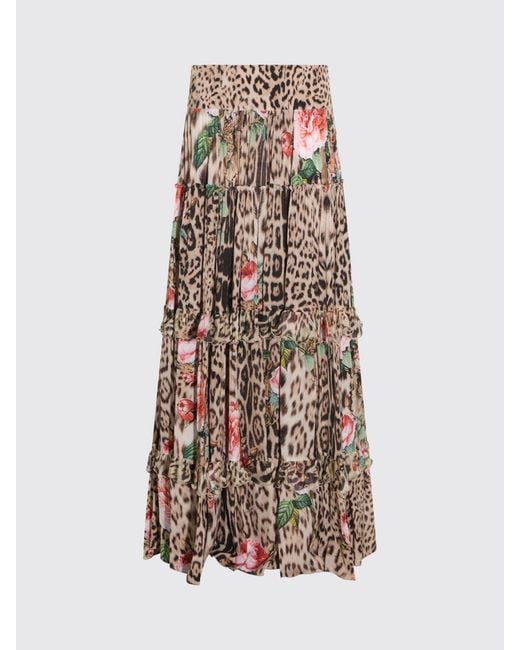 Roberto Cavalli Natural Skirt