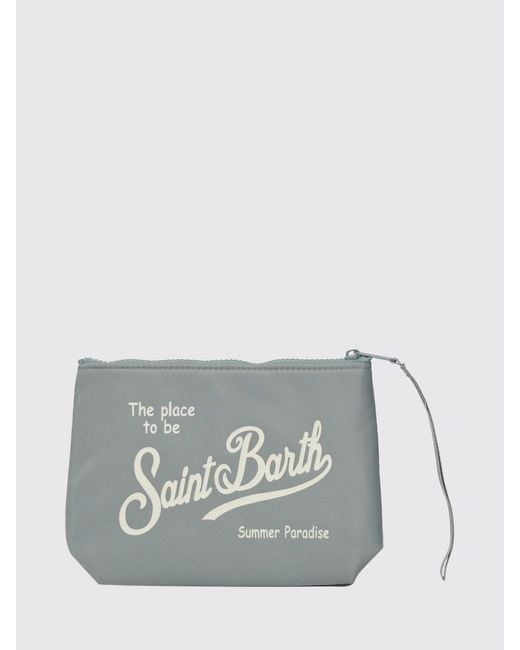 Mc2 Saint Barth Gray Aline Nylon Pouch