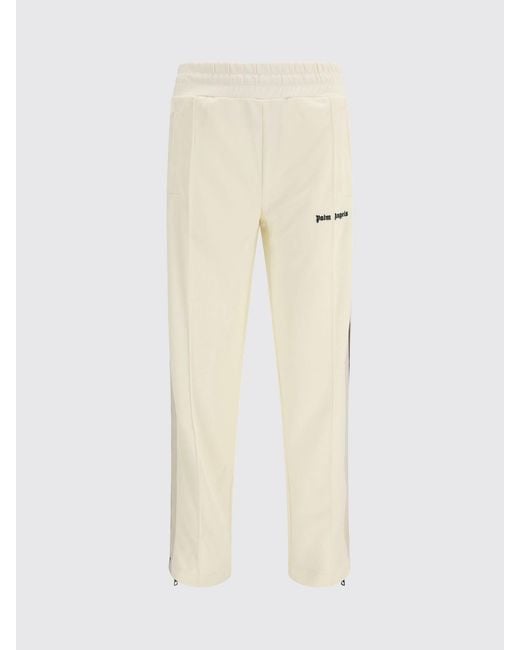 Palm Angels Natural Technical Fabric Jogging Trousers for men