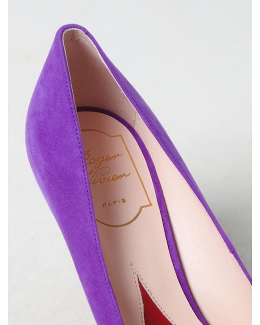 Roger Vivier Purple Shoes