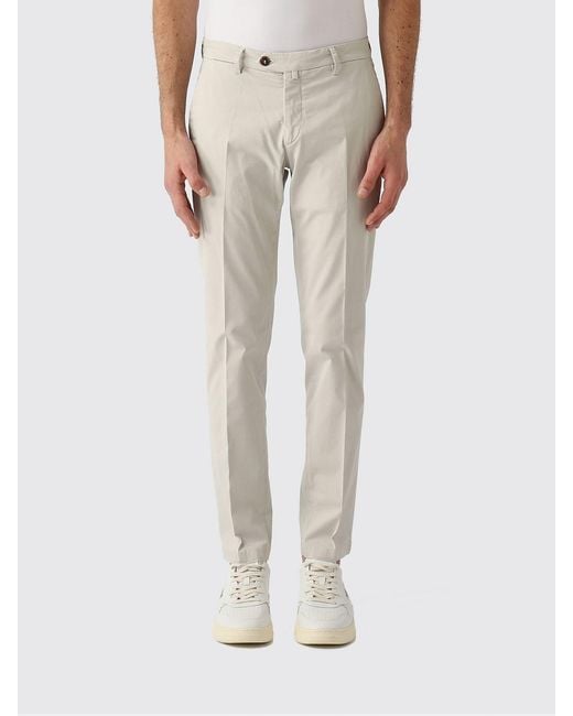 Briglia 1949 Natural Stretch Cotton Chino Trousers for men