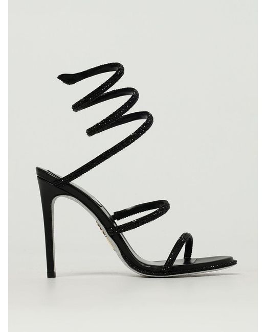 Rene Caovilla Black Sandalen Mit Absatz Damen