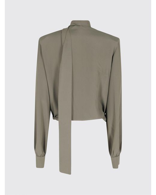 FEDERICA TOSI Gray Silk Blouse