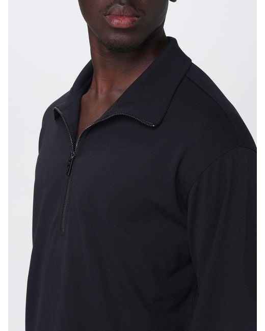 Emporio Armani Blue Jersey Knit Top for men