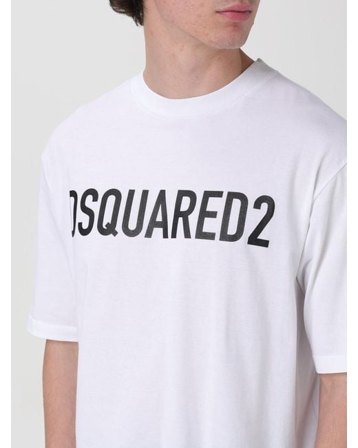 DSquared² White T-shirt for men