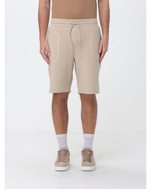 Peuterey Natural Cotton Blend Jogging Shorts for men