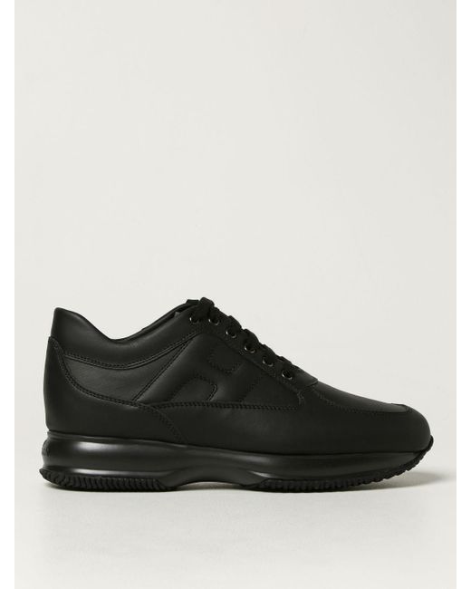 Hogan Interactive Sneakers In Leather in Black for Men - Save 28% | Lyst