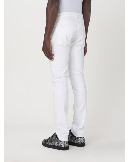 Philipp Plein White Jeans for men