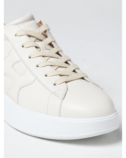 Hogan White H564 Sneakers In Leather