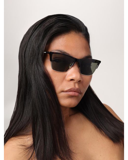Saint Laurent White Sunglasses