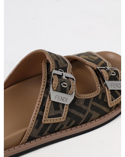 Fendi Brown Sandals for men