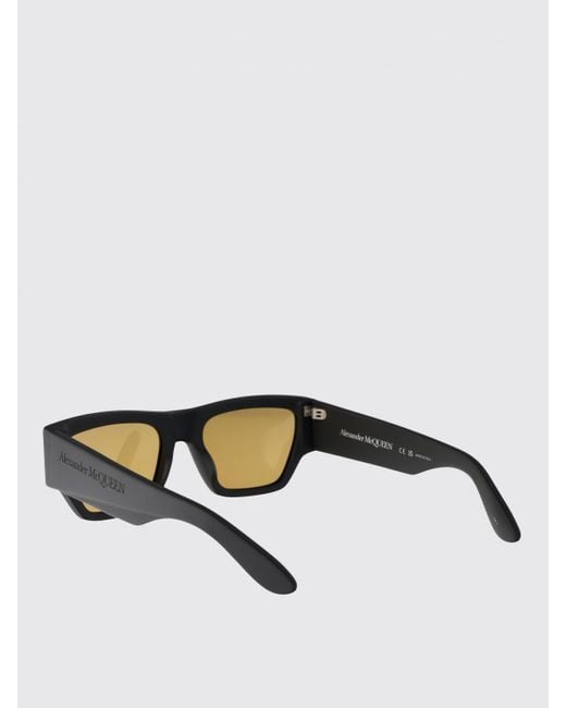 McQueen Gray Am0393S Acetate Sunglasses for men