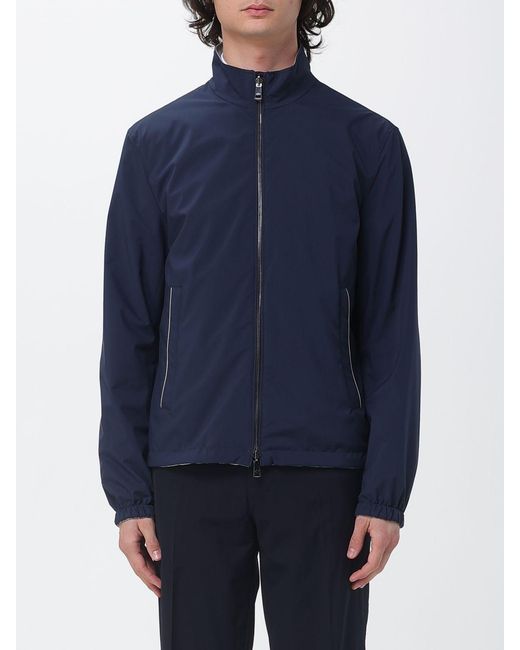 Paul & Shark Blue Paul &Amp Shark Reversible Technical Fabric Jacket for men