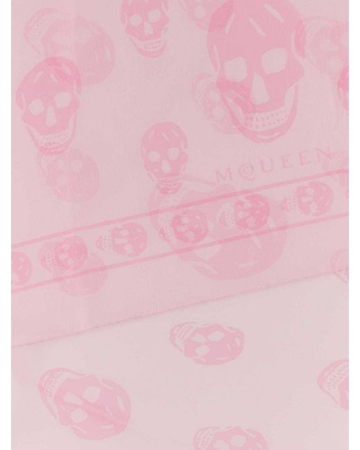 McQueen Pink Scarf