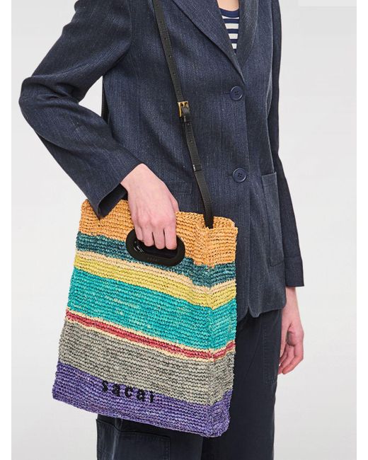 Borsa di Sacai in Blue