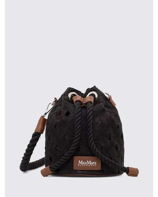 Borsa A Secchiello di Max Mara in Black