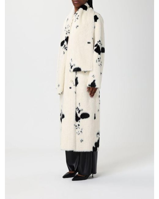 Cappotto Palmer Doppiopetto di Stand Studio in Natural