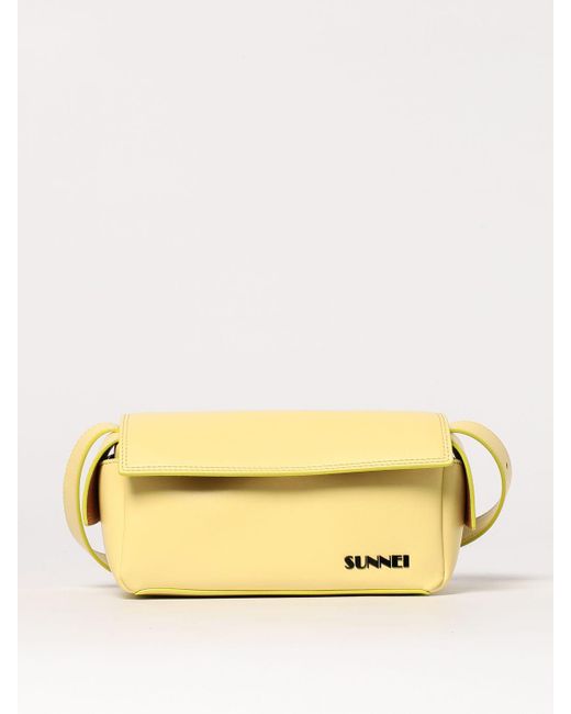 Sunnei Yellow Crossbody Bags