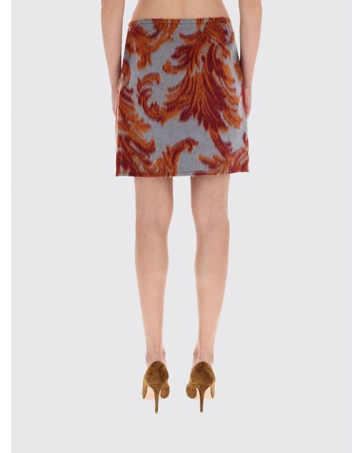 Etro Red Skirt