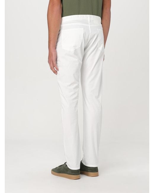 Brooksfield White Trousers for men