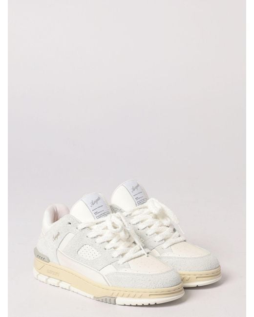 Axel Arigato Natural Area Lo Fluffy Leather Sneakers for men