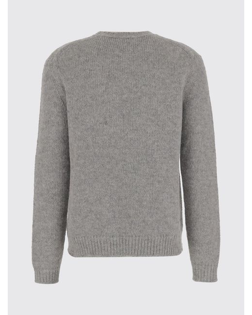 Jil Sander Gray Crew Neck Sweater for men