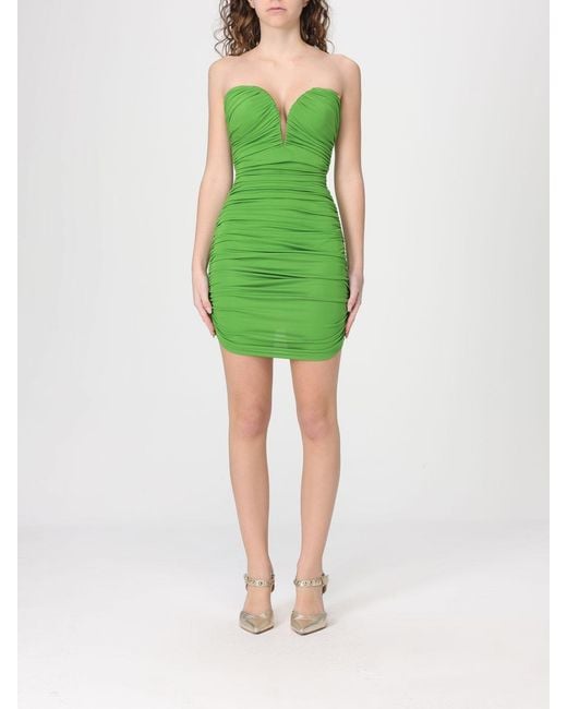 Elisabetta Franchi Green Mini Heart Dress