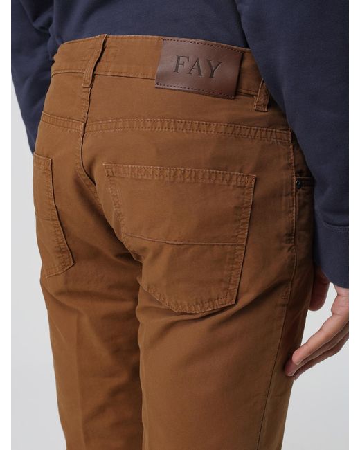 Fay Brown Trousers for men