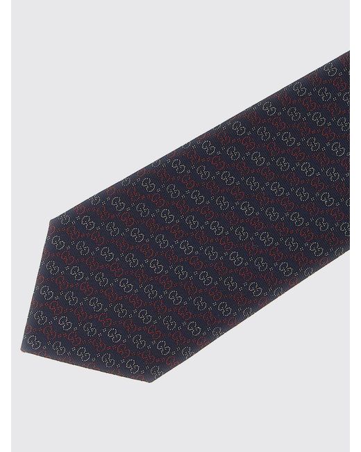 Gucci White Gg Monogram Silk Tie for men