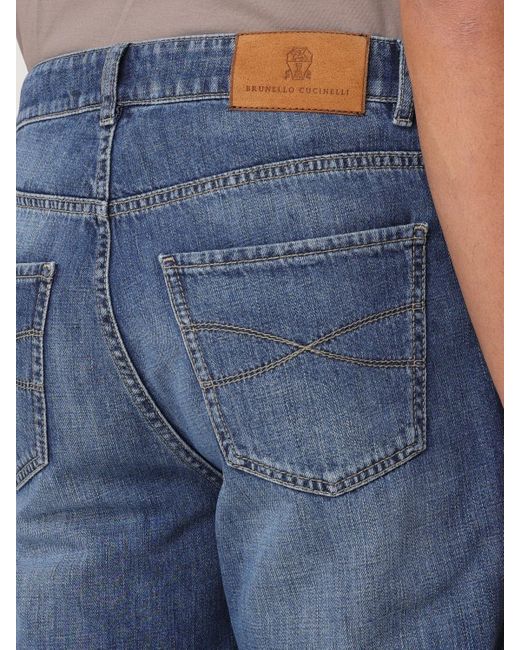 Brunello Cucinelli Jeans Herren in Blue für Herren