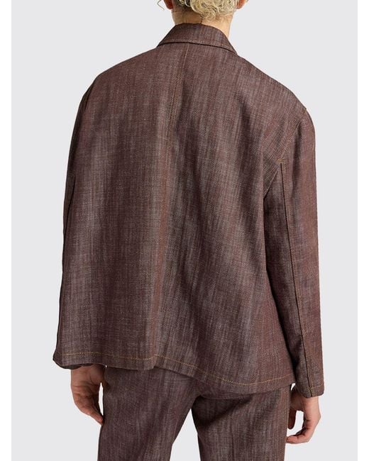 Momoní Brown MomonÌ Single-Breasted Cotton Blazer