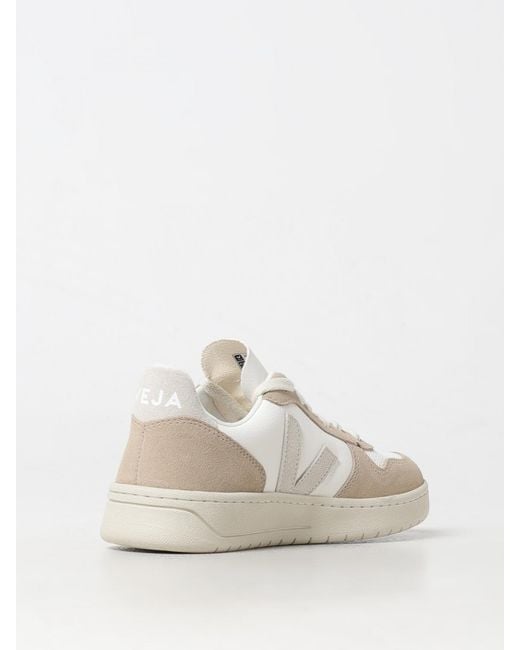 Veja White V10 Low Top Sneakers for men