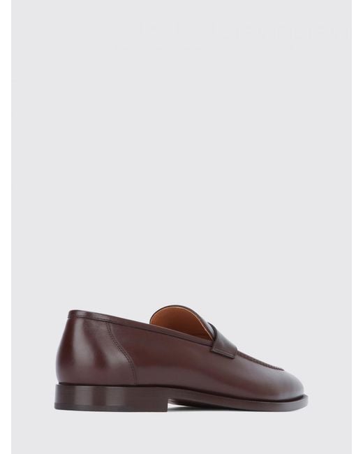 Loro Piana Brown Leather Loafers
