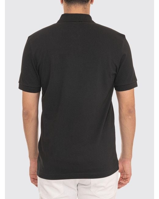 Boss Basic Baumwoll-Polohemd in Black für Herren