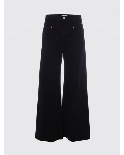 Isabel Marant Black Lemony Wide-Leg Jeans