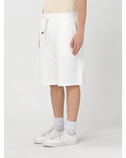Brunello Cucinelli White Short for men
